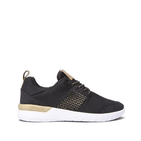 Supra Scissor Womens Low Tops Shoes Black UK 68IRE